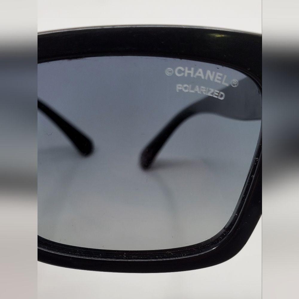 Chanel Square Logo Polarized Sunglasses. - Picture 5 of 11
